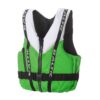 Buoyancy Aid: White and Green Detail with Black Trim