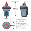 EPIRB1 dimentions