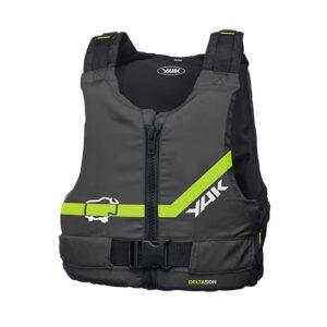 Buoyancy Aid: Black with a Green Trim Front
