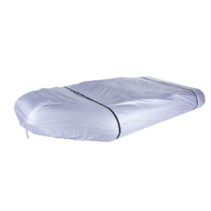 A UV-resistant boat cover.